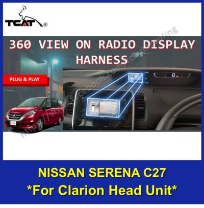 Nissan Serena C27 360 View on Radio Display Harness